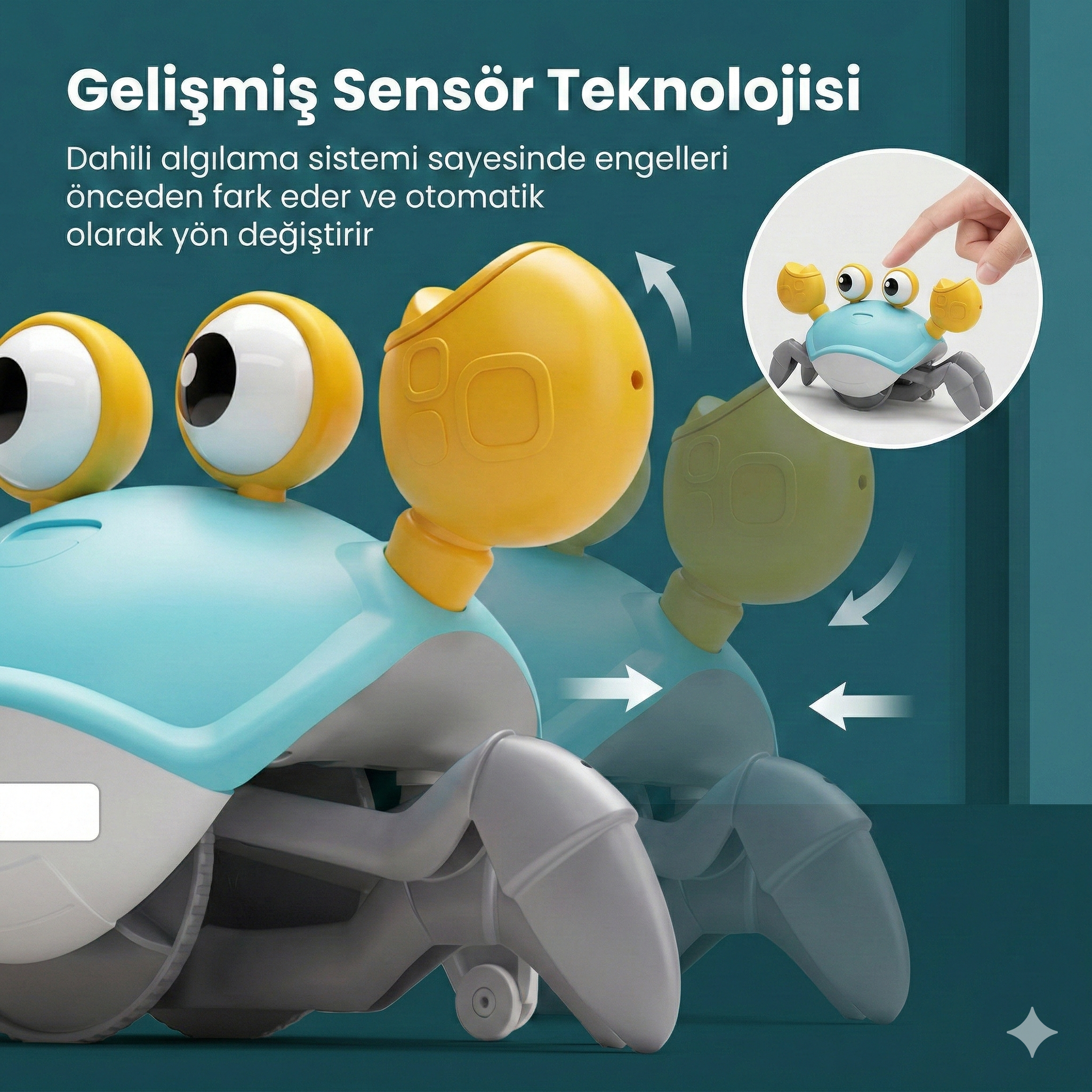 POCHIVA™ Sensörlü Hareket Gelişim Oyuncağı